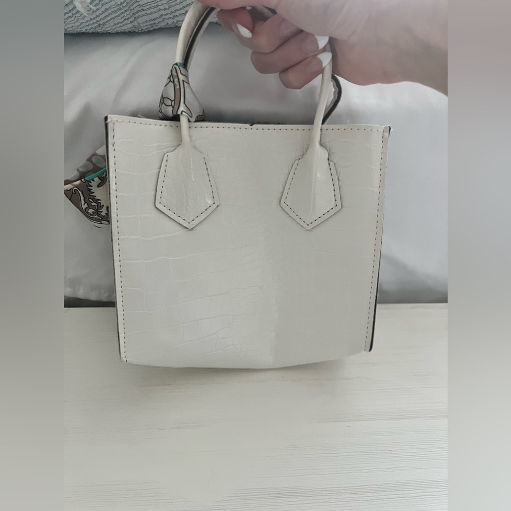 White handbag